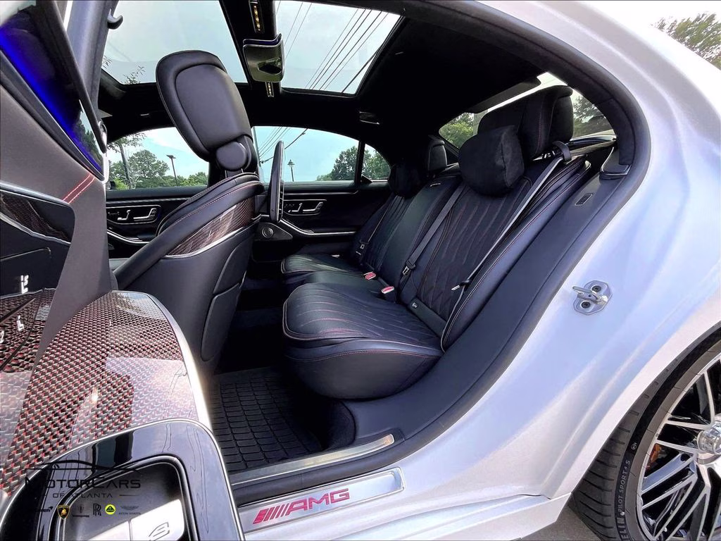 2024 MANUFAKTUR Moonlight White Magno Mercedes-Benz S-Class S 63 E AMG Edition 1 Package AWD Sedan