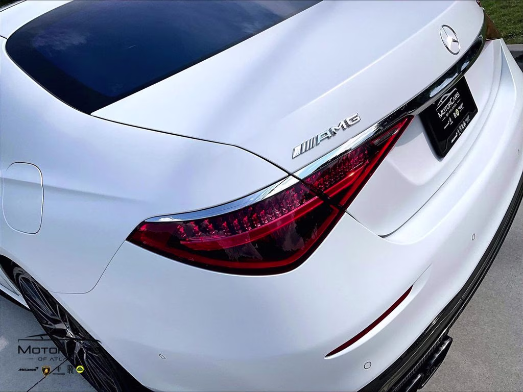 2024 MANUFAKTUR Moonlight White Magno Mercedes-Benz S-Class S 63 E AMG Edition 1 Package AWD Sedan