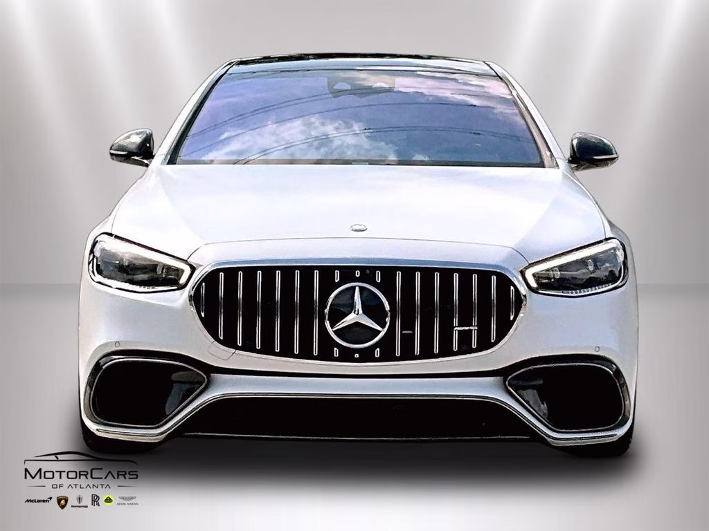 2024 MANUFAKTUR Moonlight White Magno Mercedes-Benz S-Class S 63 E AMG Edition 1 Package AWD Sedan