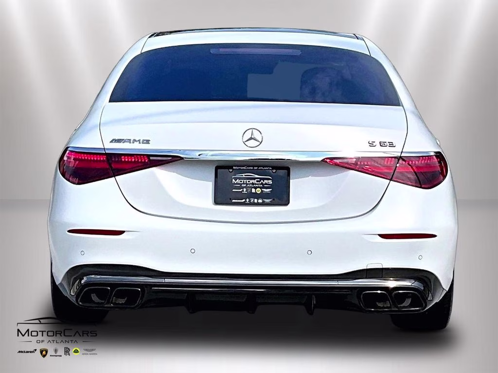 2024 MANUFAKTUR Moonlight White Magno Mercedes-Benz S-Class S 63 E AMG Edition 1 Package AWD Sedan