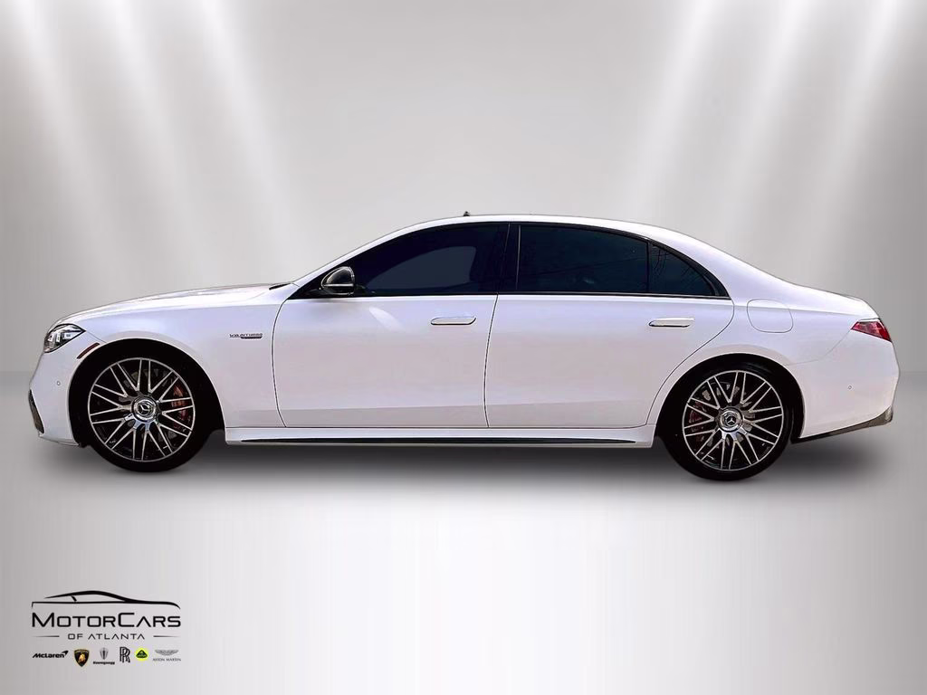 2024 MANUFAKTUR Moonlight White Magno Mercedes-Benz S-Class S 63 E AMG Edition 1 Package AWD Sedan