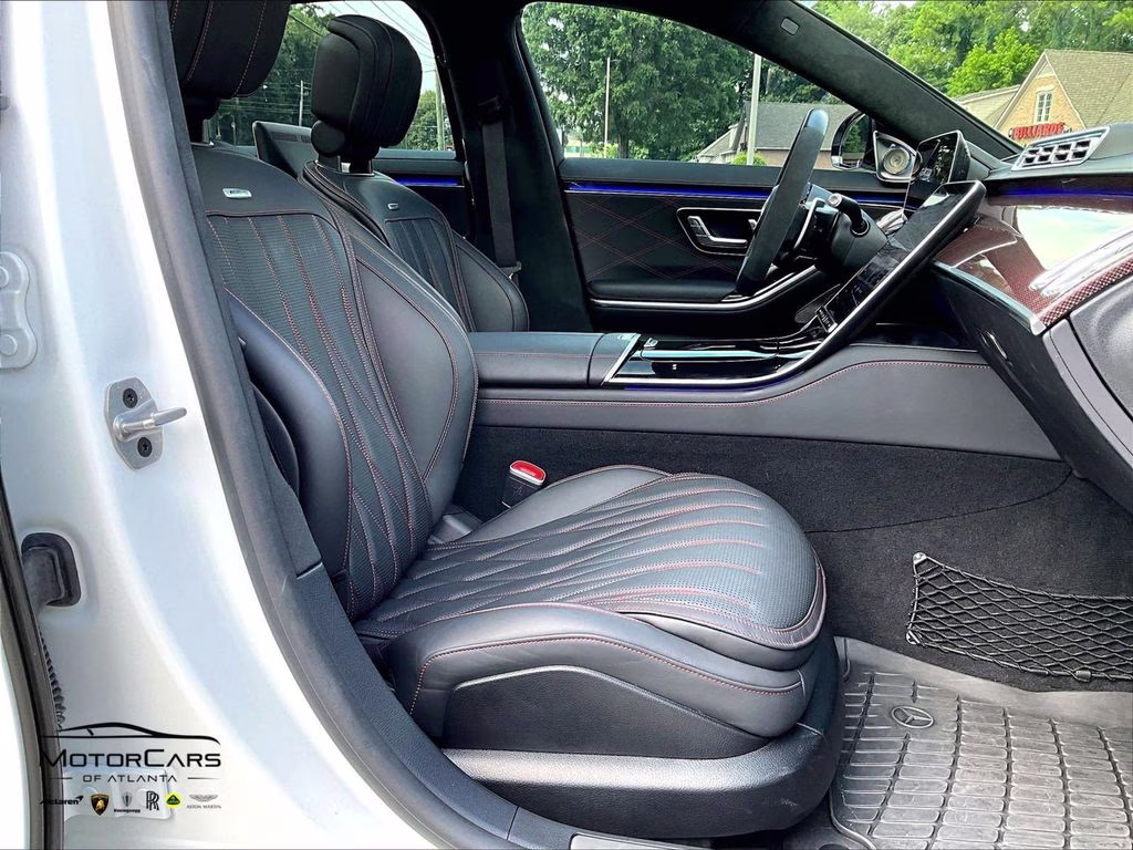 2024 MANUFAKTUR Moonlight White Magno Mercedes-Benz S-Class S 63 E AMG Edition 1 Package AWD Sedan