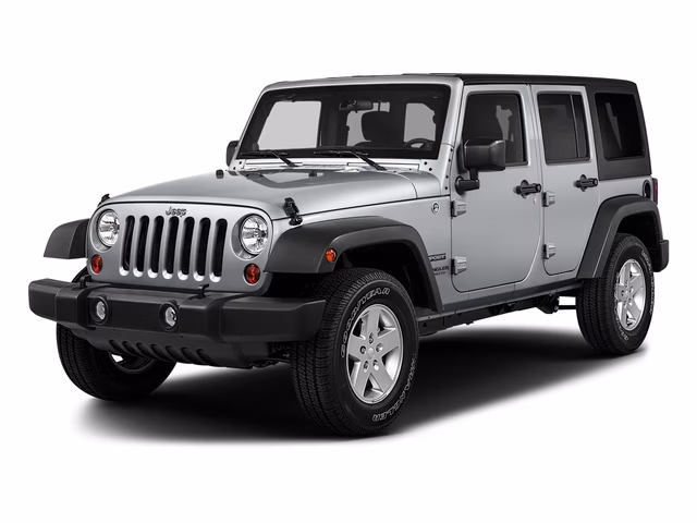 2017 Billet Silver Metallic Clearcoat Jeep Wrangler Unlimited Sport 4X4 SUV