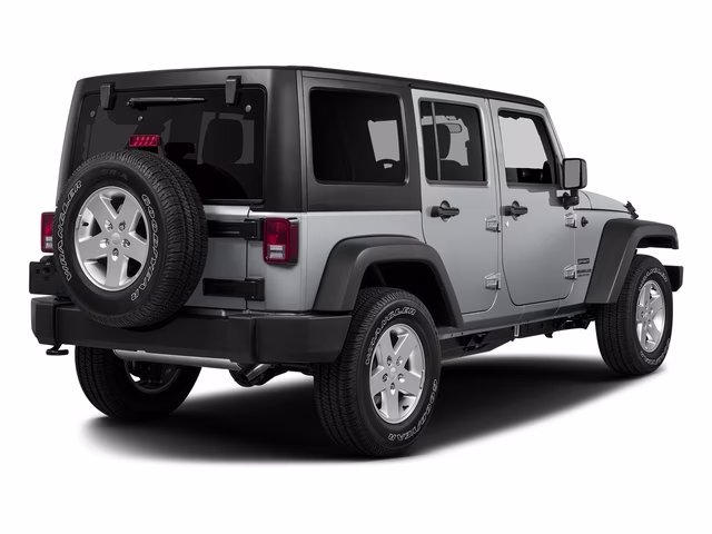2017 Billet Silver Metallic Clearcoat Jeep Wrangler Unlimited Sport 4X4 SUV