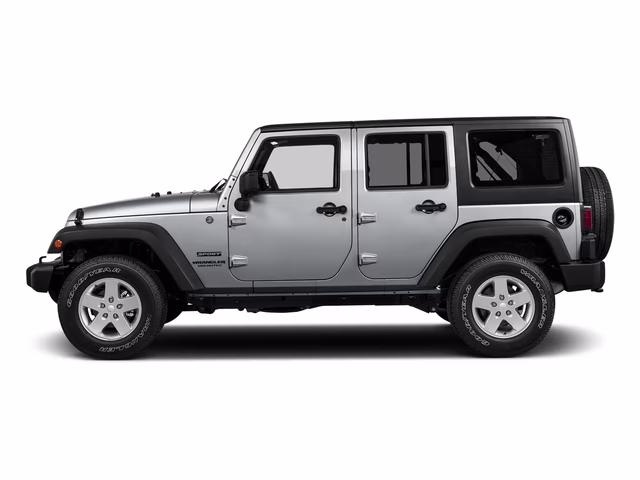2017 Billet Silver Metallic Clearcoat Jeep Wrangler Unlimited Sport 4X4 SUV
