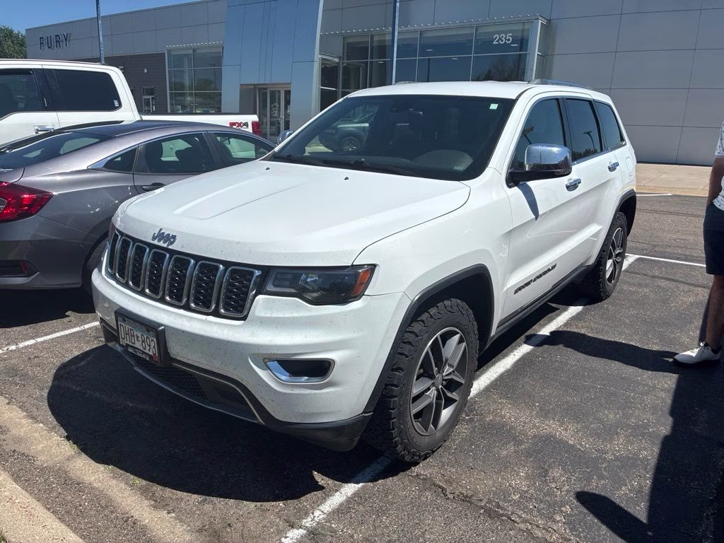 2018 Bright White Clearcoat Jeep Grand Cherokee Limited w/Trailer Tow & Off Road Adv. II 4X4 SUV