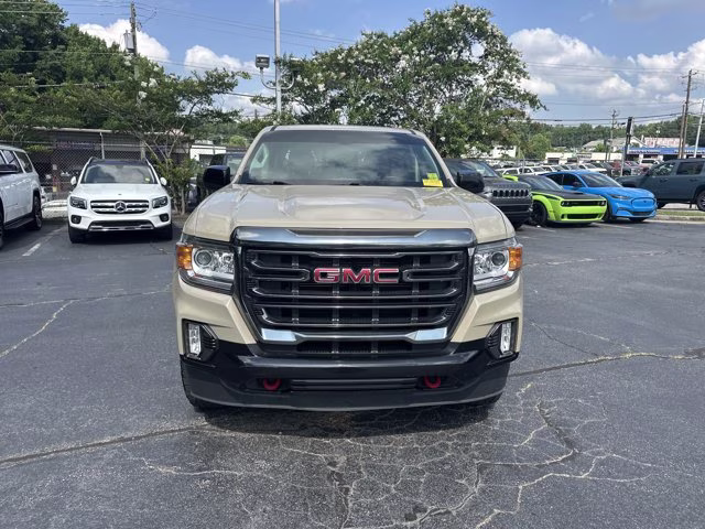2021 Beige GMC Canyon 4WD AT4 w/Cloth 4X4 Truck