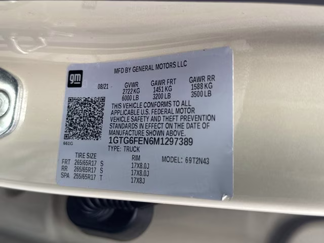 2021 Beige GMC Canyon 4WD AT4 w/Cloth 4X4 Truck