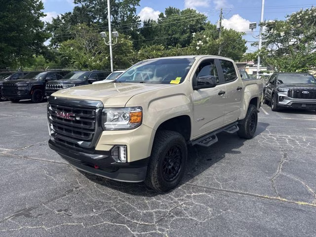 2021 Beige GMC Canyon 4WD AT4 w/Cloth 4X4 Truck