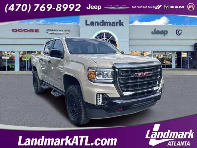 2021 Beige GMC Canyon 4WD AT4 w/Cloth 4X4 Truck