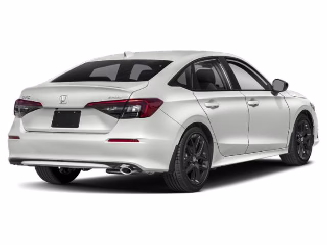 2022 White Honda Civic Sedan Sport FWD Sedan