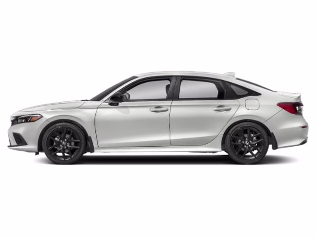 2022 White Honda Civic Sedan Sport FWD Sedan