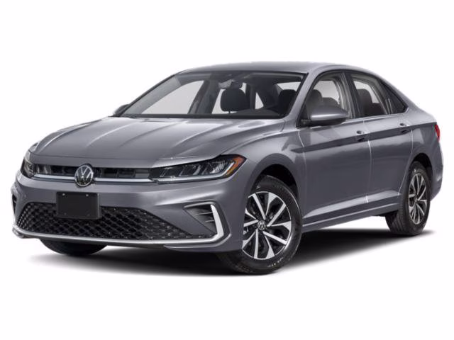 2025 Pure White Volkswagen Jetta S FWD Sedan