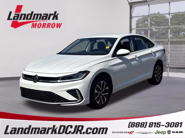 2025 Pure White Volkswagen Jetta S FWD Sedan