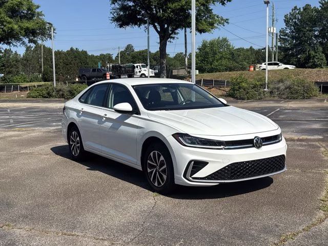 2025 Pure White Volkswagen Jetta S FWD Sedan