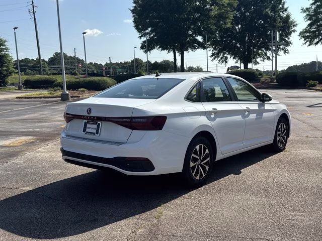 2025 Pure White Volkswagen Jetta S FWD Sedan