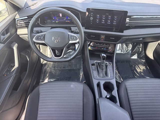 2025 Pure White Volkswagen Jetta S FWD Sedan