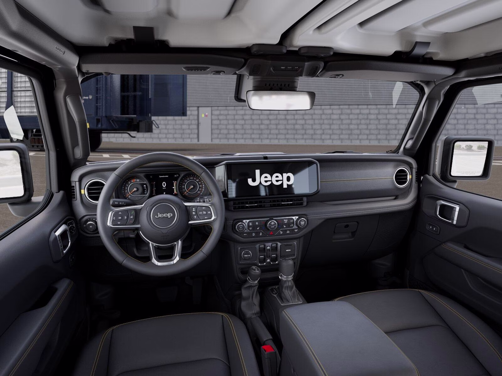 2026 Black Clear Coat Jeep Wrangler Wrangler 4-door Sahara 4-door