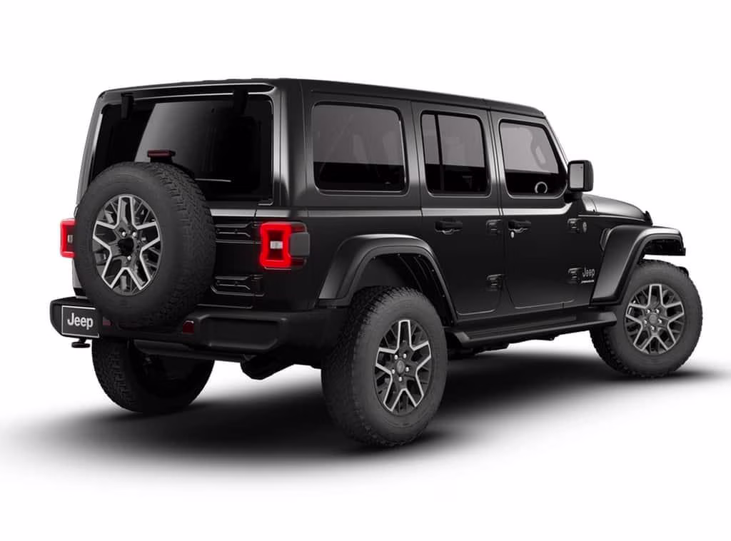 2026 Black Clear Coat Jeep Wrangler Wrangler 4-door Sahara 4-door