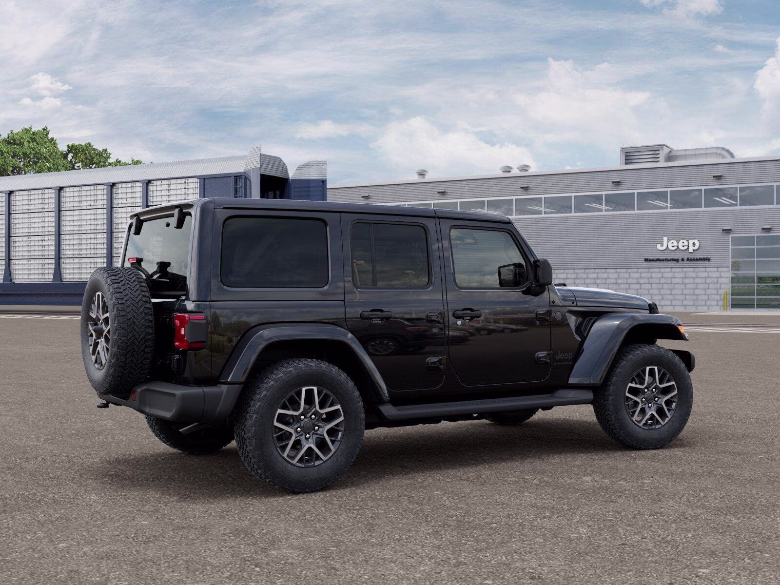 2026 Black Clear Coat Jeep Wrangler Wrangler 4-door Sahara 4-door