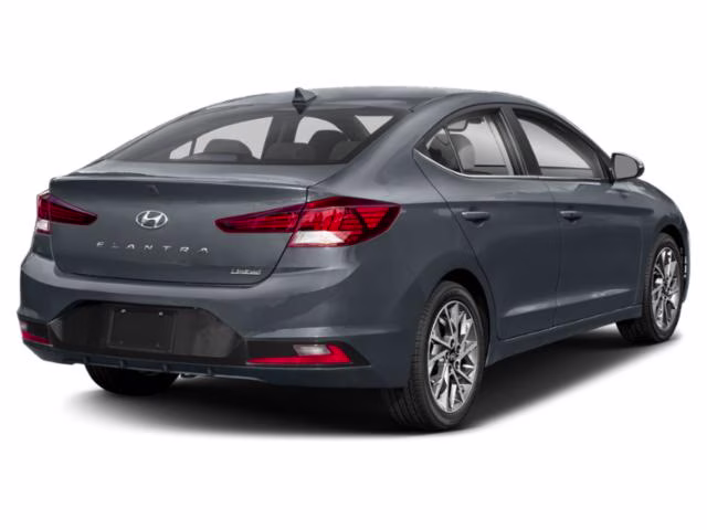 2020 Machine Gray Hyundai Elantra Limited FWD Sedan