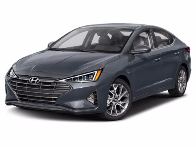 2020 Machine Gray Hyundai Elantra Limited FWD Sedan