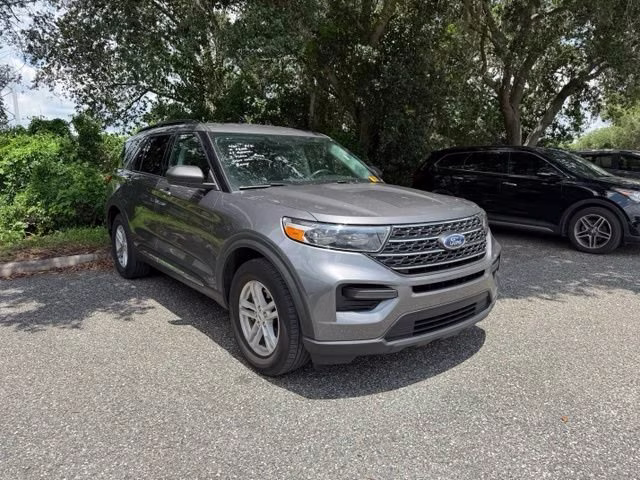 2023 Gray Metallic Ford Explorer XLT RWD SUV