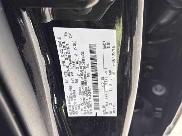 2020 Black Metallic Ford Super Duty F-250 SRW XLT 4X4 Truck