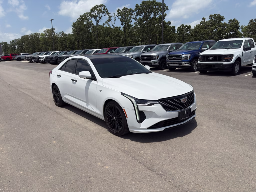2021 Summit White Cadillac CT4 Premium Luxury RWD Sedan