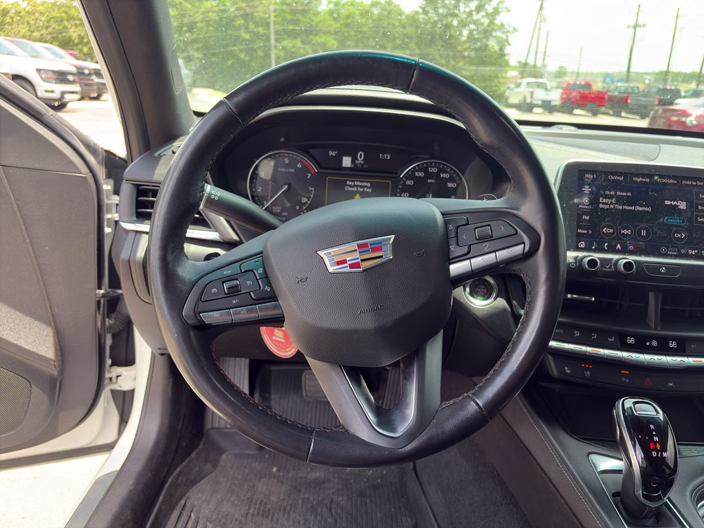 2021 Summit White Cadillac CT4 Premium Luxury RWD Sedan