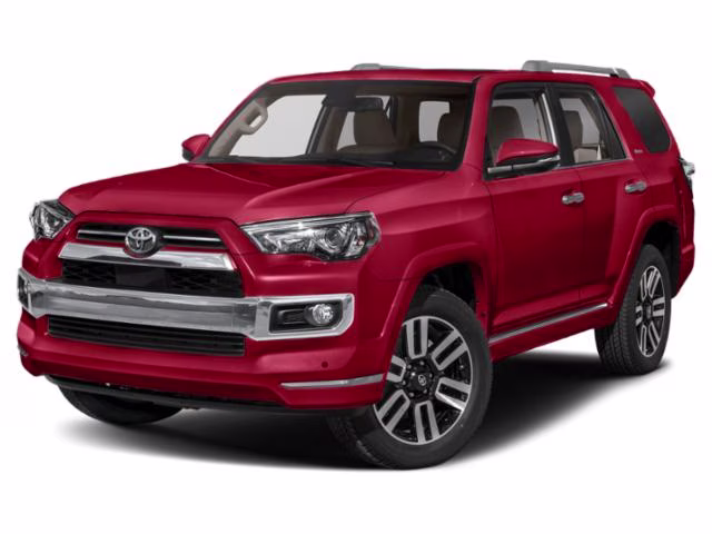 2021 Red Toyota 4Runner Limited 4X4 Crossover