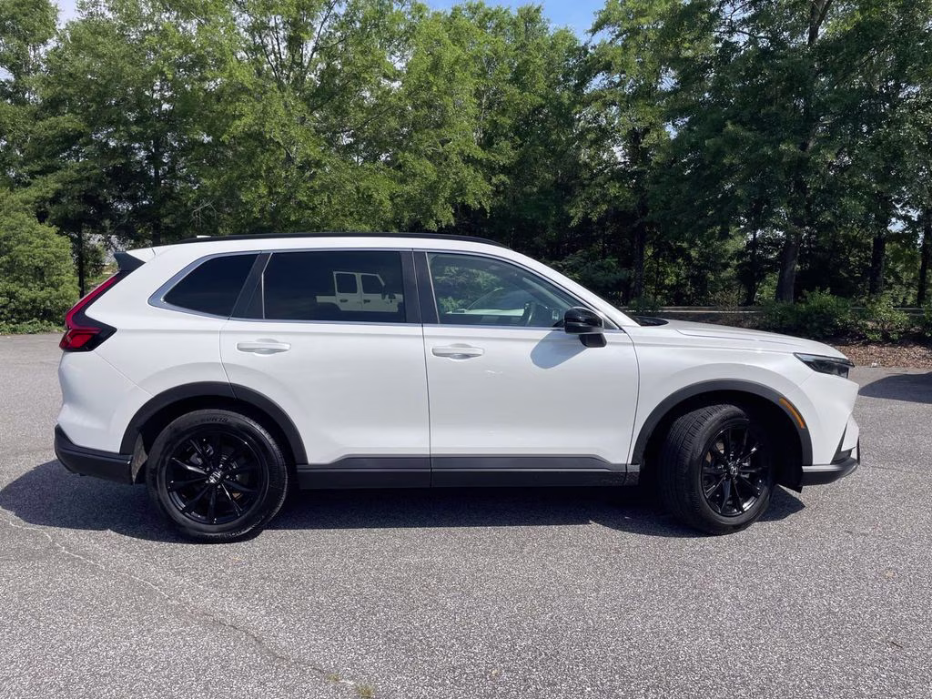 2023 Platinum White Pearl Honda CR-V Hybrid Sport FWD SUV