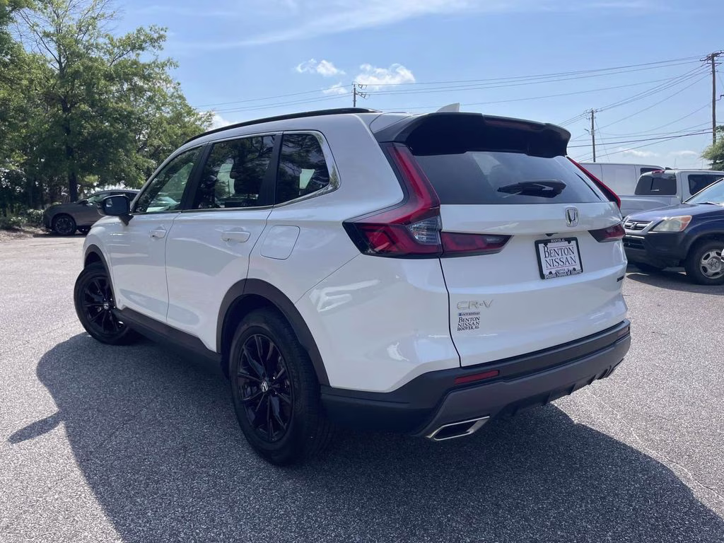 2023 Platinum White Pearl Honda CR-V Hybrid Sport FWD SUV