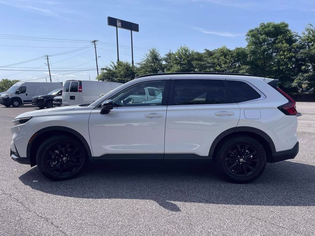 2023 Platinum White Pearl Honda CR-V Hybrid Sport FWD SUV