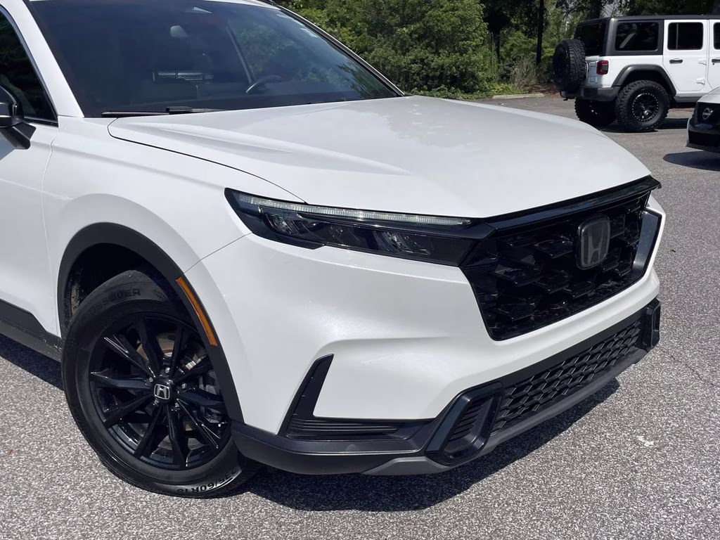2023 Platinum White Pearl Honda CR-V Hybrid Sport FWD SUV