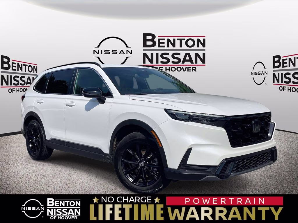 2023 Platinum White Pearl Honda CR-V Hybrid Sport FWD SUV