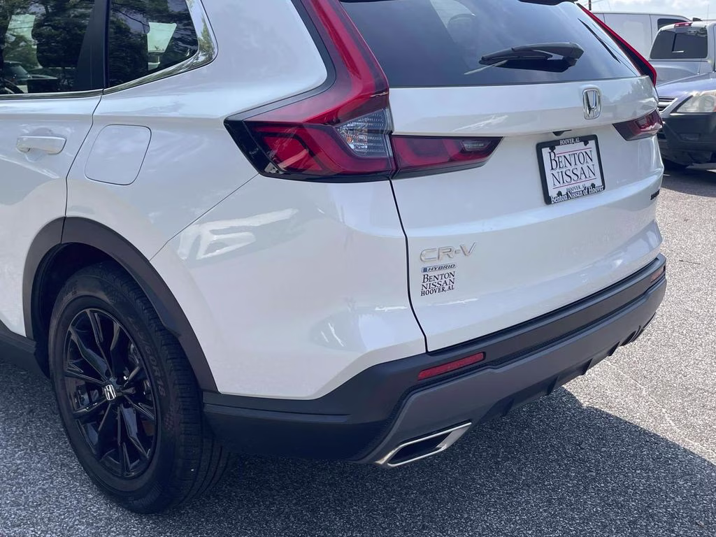 2023 Platinum White Pearl Honda CR-V Hybrid Sport FWD SUV