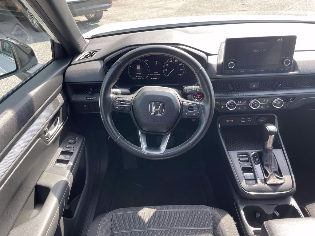 2023 Platinum White Pearl Honda CR-V Hybrid Sport FWD SUV