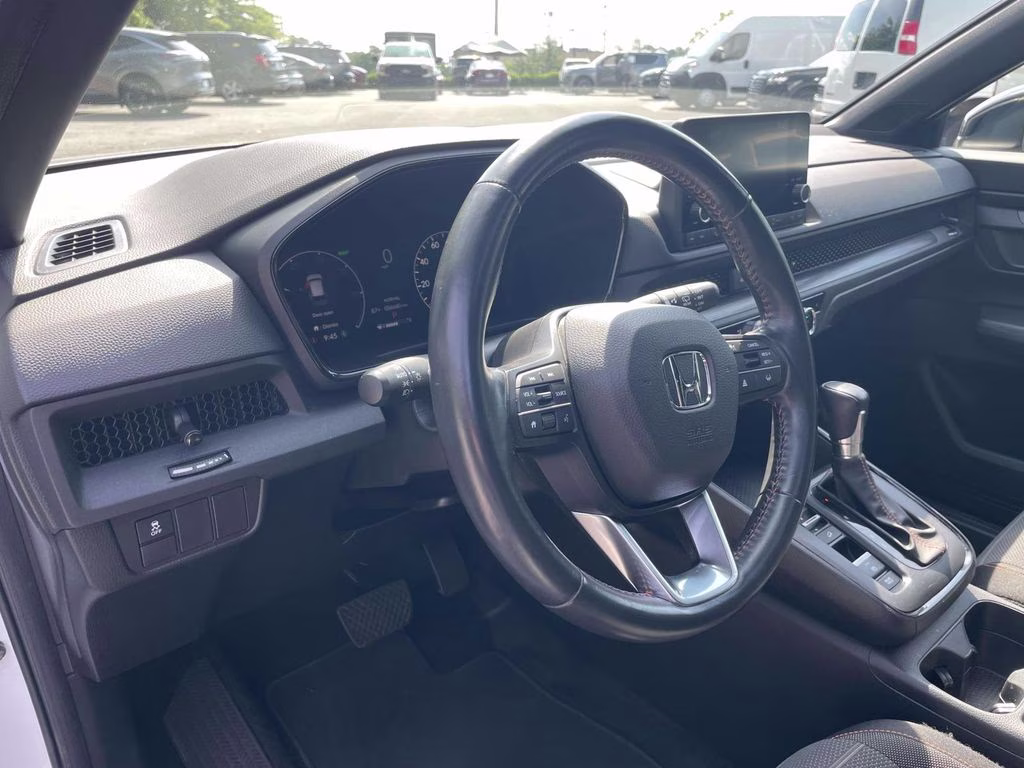 2023 Platinum White Pearl Honda CR-V Hybrid Sport FWD SUV
