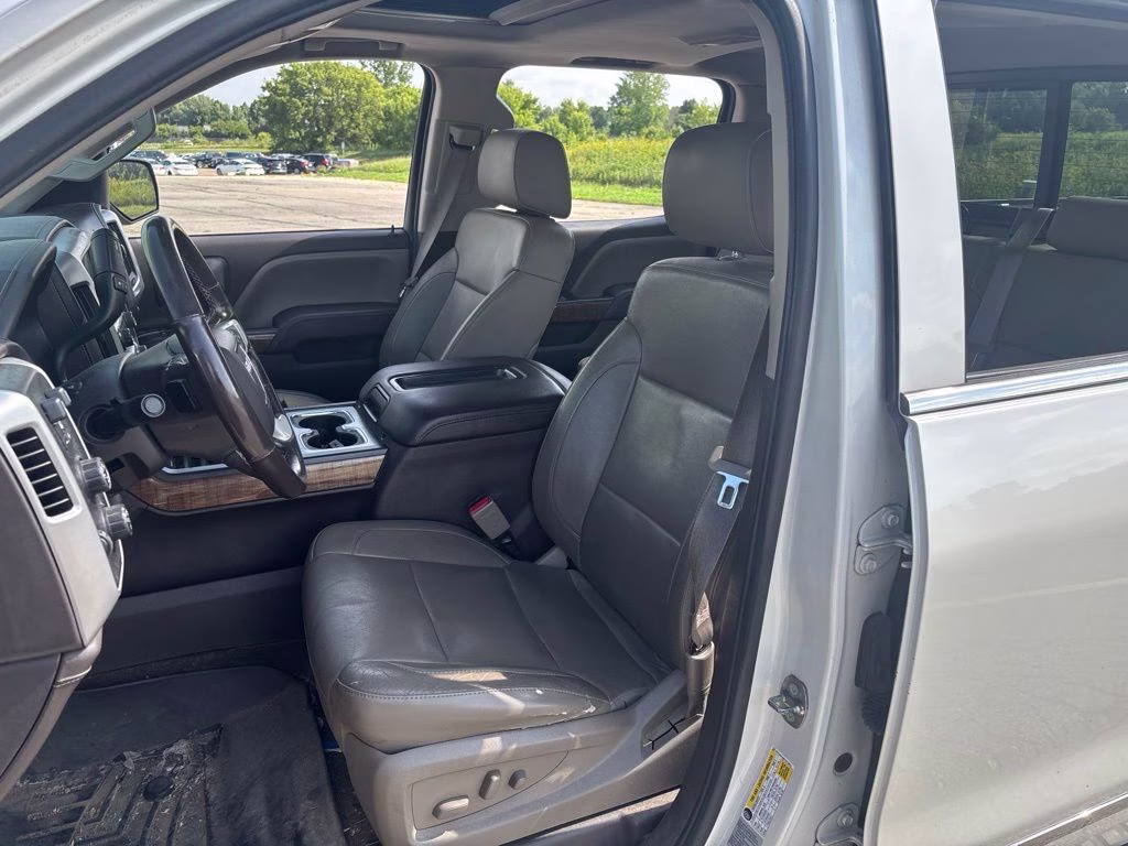 2015 White Diamond Tricoat GMC Sierra 1500 SLT 4X4 Truck