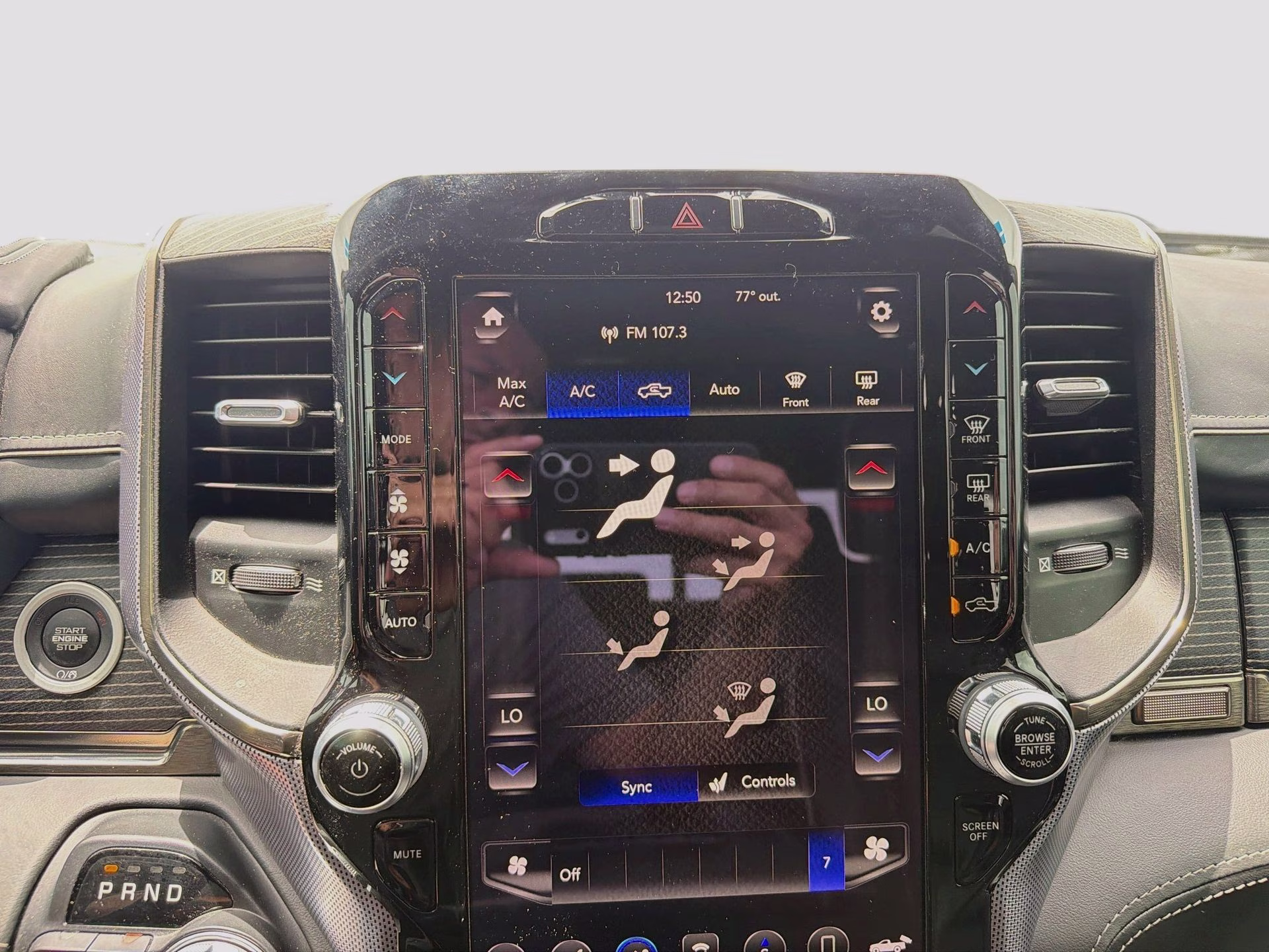 2019 Ivory White Tri-Coat Pearlcoat Ram 1500 Limited 4X4 Truck