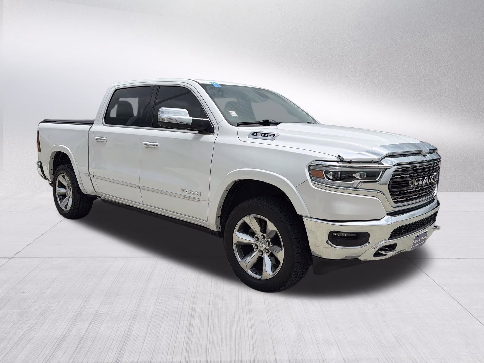 2019 Ivory White Tri-Coat Pearlcoat Ram 1500 Limited 4X4 Truck