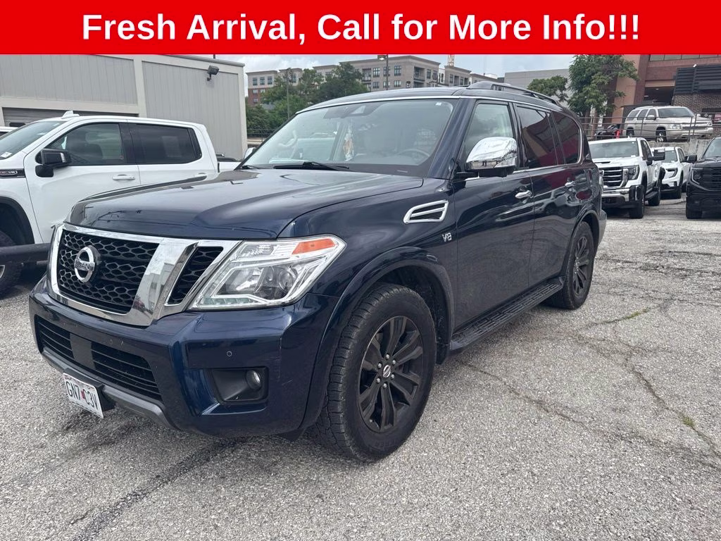 2019 Hermosa Blue Pearl Nissan Armada Platinum 4X4 SUV