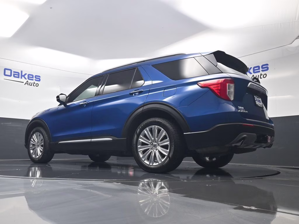 2021 Blue Metallic Ford Explorer Limited 4X4 SUV