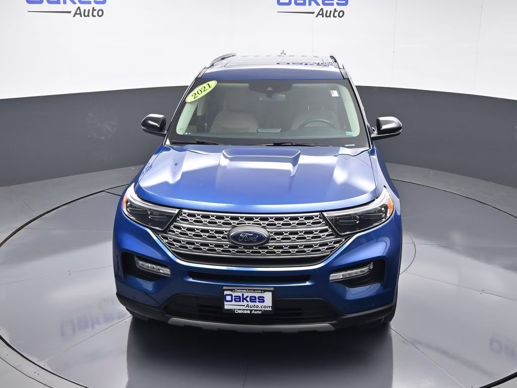 2021 Blue Metallic Ford Explorer Limited 4X4 SUV