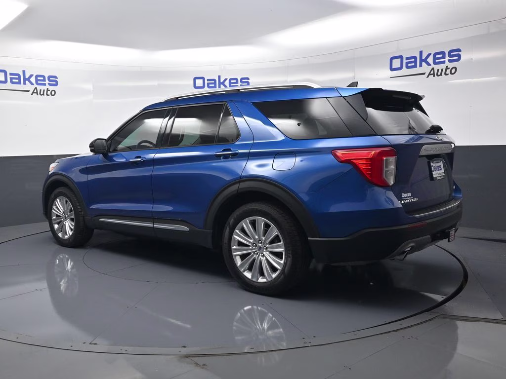 2021 Blue Metallic Ford Explorer Limited 4X4 SUV