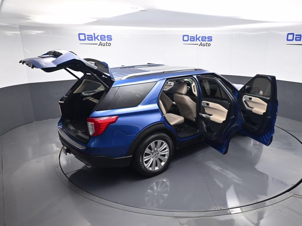 2021 Blue Metallic Ford Explorer Limited 4X4 SUV