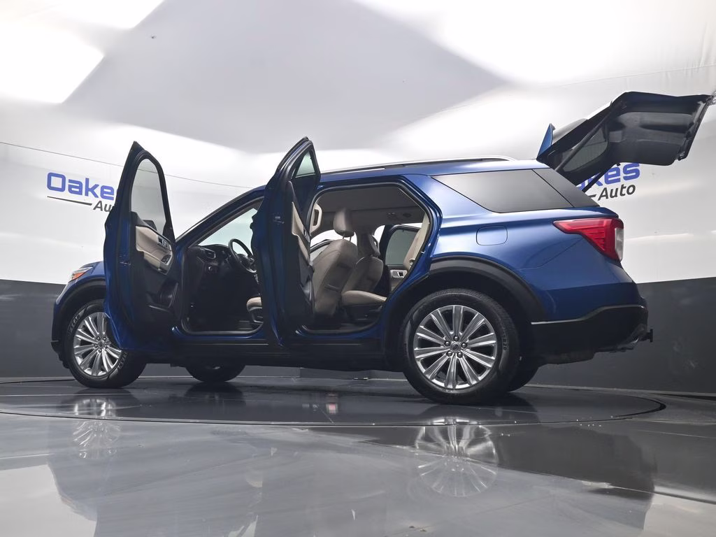 2021 Blue Metallic Ford Explorer Limited 4X4 SUV