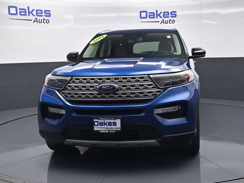 2021 Blue Metallic Ford Explorer Limited 4X4 SUV