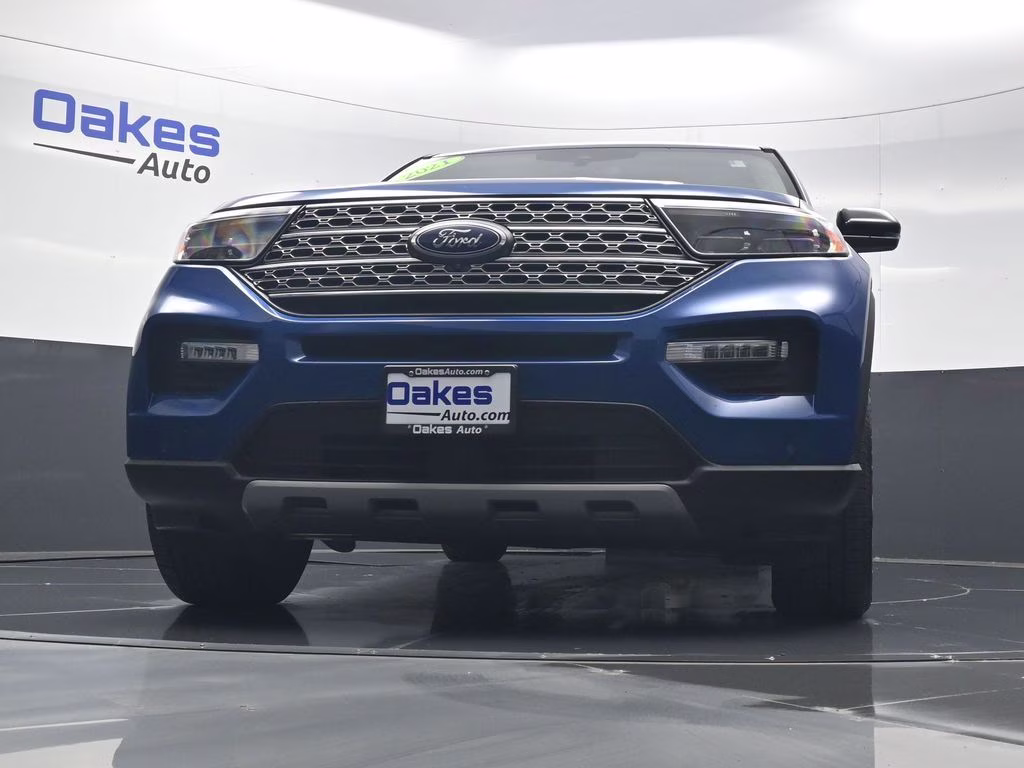 2021 Blue Metallic Ford Explorer Limited 4X4 SUV